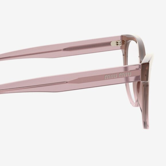 MUI MUI Eyeglass Frames in Clear Pink-Brown - Picture 5 of 5